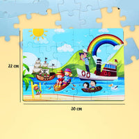 Thumbnail for EduPuzzle | Découverte ludique - Puzzle en bois 3D d'animaux pour enfants