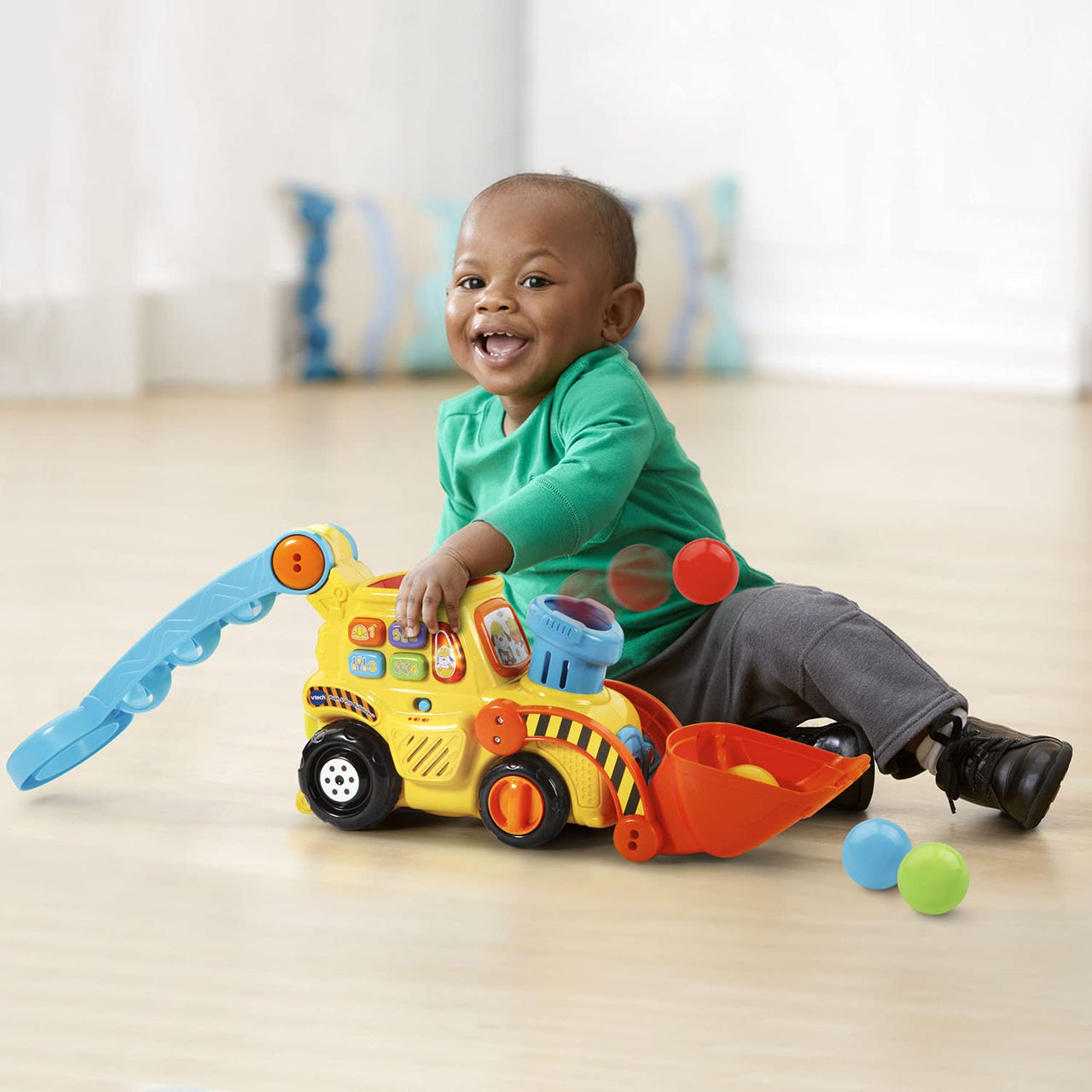 Pop & Drop | Building Fun - Interactive Excavator with Ball Action