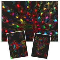 Thumbnail for ColorMagic | Ontdek de magie van kleuren - Regenboog kraspapier set
