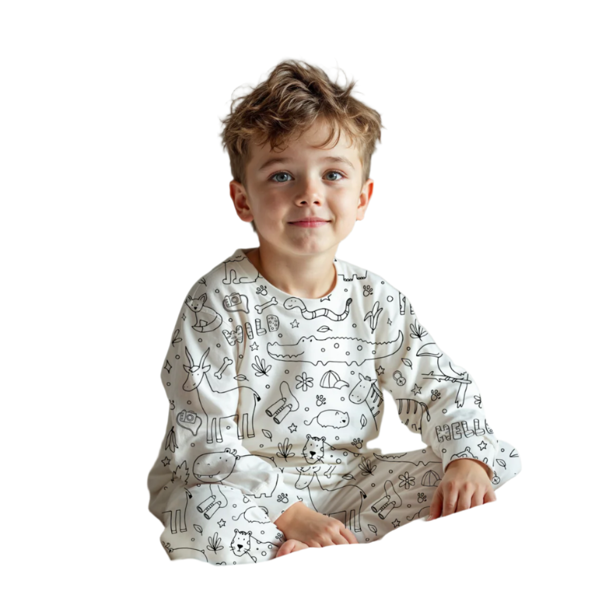 SafariDreams | Farben und Tragen - DIY Farbpyjama für kreative Kinder