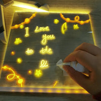 Thumbnail for Lámpara LED Personalizada | Tablero de Mensajes Creativo para Niños - Recargable y Extensible