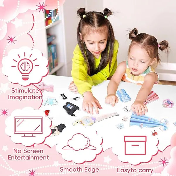 Magnetix PrincessPlay | Lascia che la tua fantasia prenda vita – Gioco di travestimento magnetico da principessa