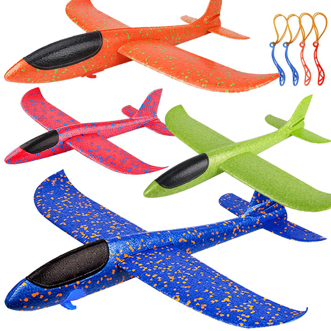 SkyGlide | Schwebespaß für Jung und Alt - Schaumstoff-Wurfflugzeuge