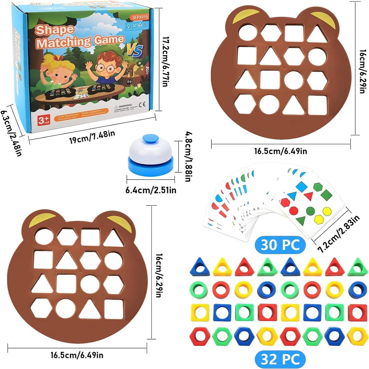Farbspielzeug | Lesen Farbenerkennung - Geometrisches Puzzle