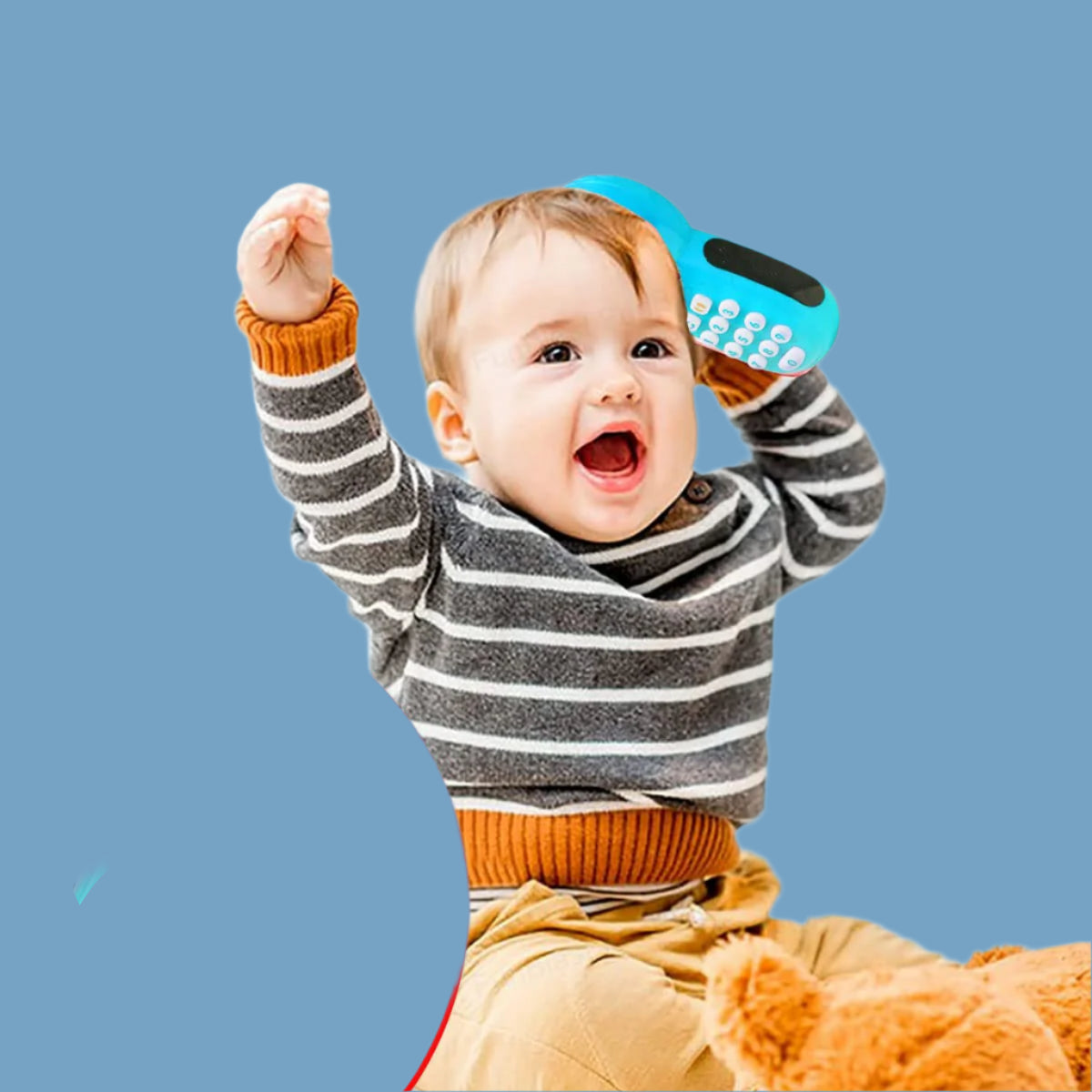 KleuterPhone | Imparare giocando con luce e suono - Telefono giocattolo educativo per bambini