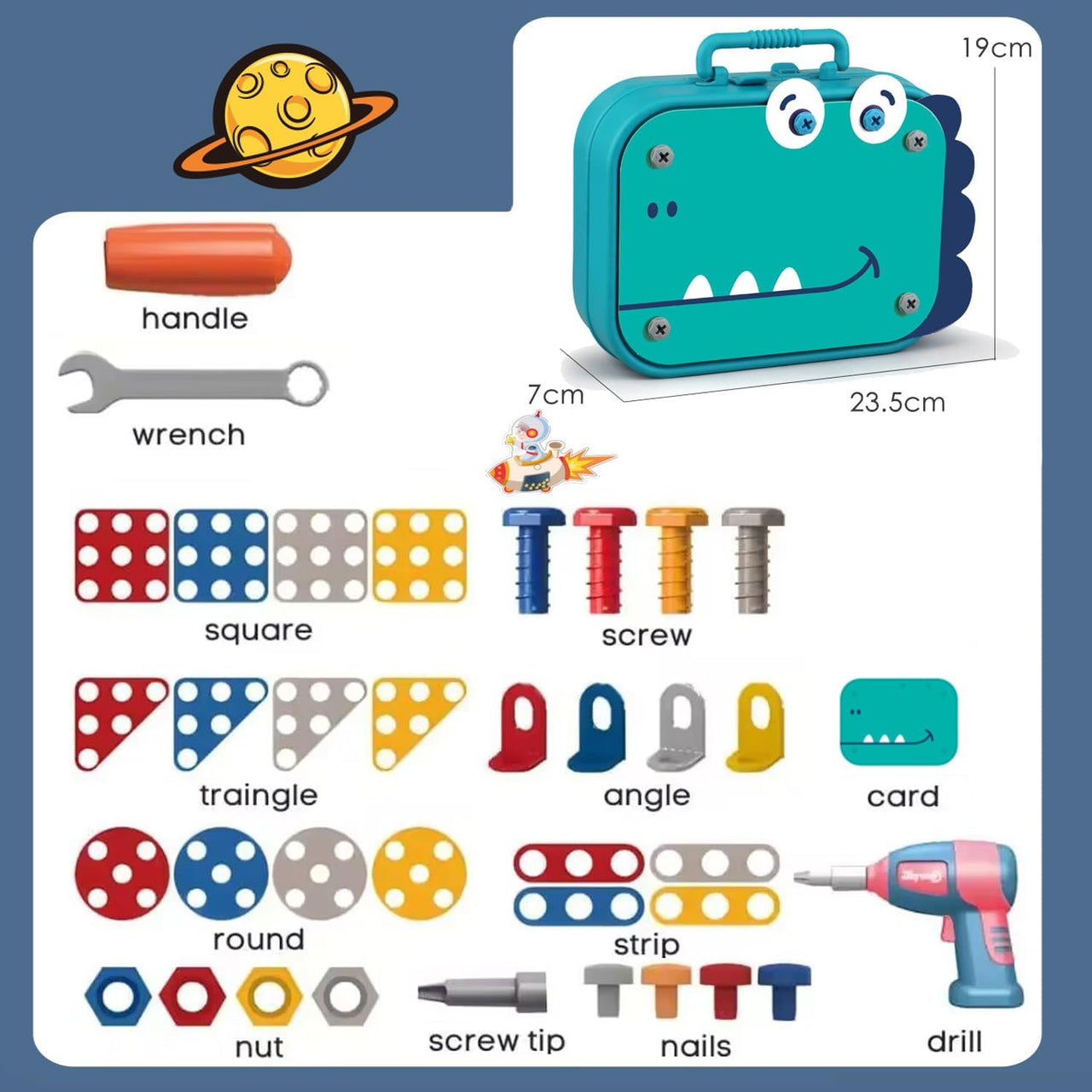 Build-O-Fun | Scatena la Creatività – Set Educativo per Bambini