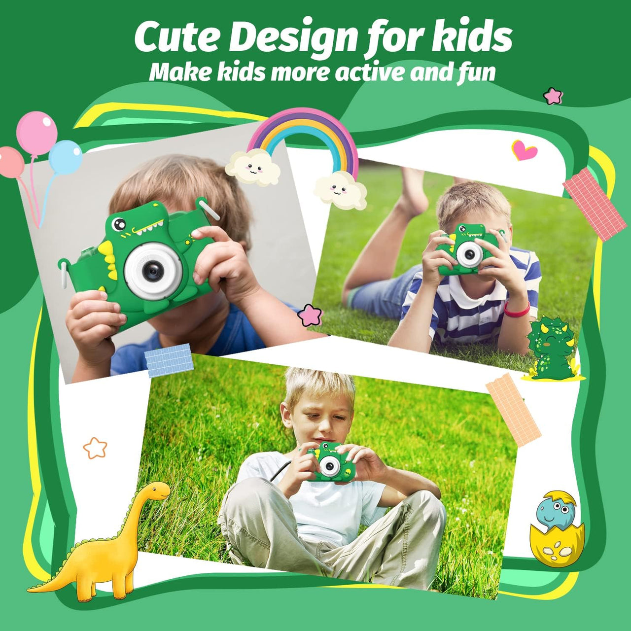 Dino Snap Camera | Crea ricordi magici - Fotocamera per bambini Giocattolo