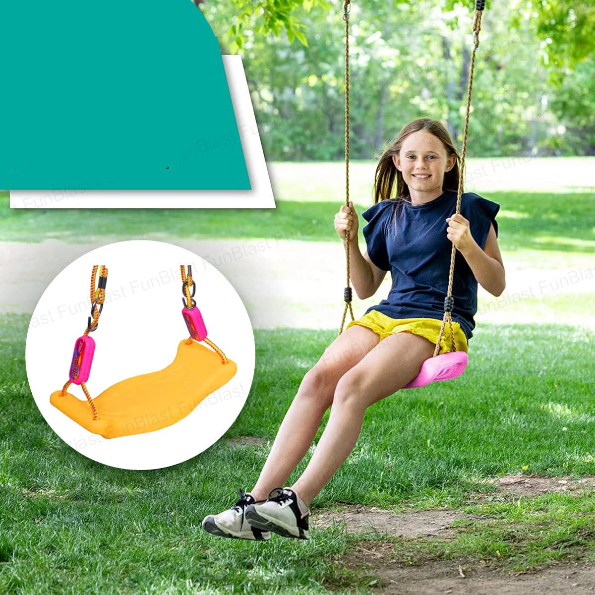 SwingFun | Groeit mee met je kind - 3-in-1 schommel voor binnen en buiten