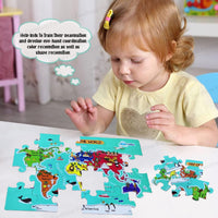 Thumbnail for GeoQuest | Scopri il mondo giocando - Puzzle mappa del mondo educativa per bambini