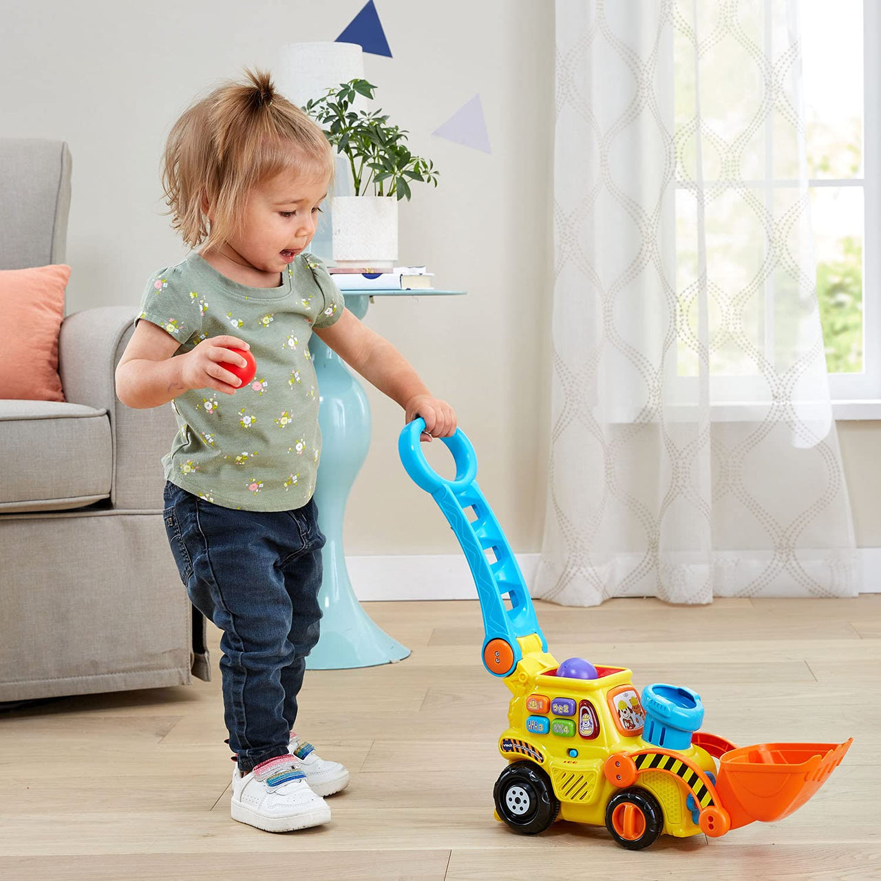 Pop & Drop | Building Fun - Interactive Excavator with Ball Action