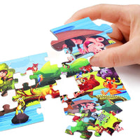 Thumbnail for PuzzleSafari | Avontuurlijk leerplezier - Dierenrijk panorama puzzel voor kinderen