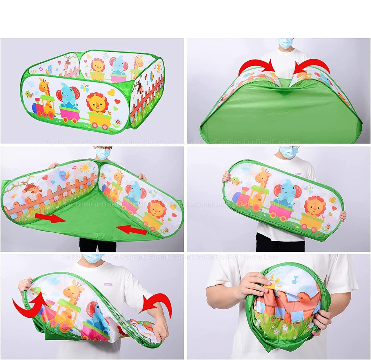 PlayHaven | Divertimento infinito - Tenda pieghevole per piscina di palline per bambini