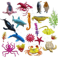 Thumbnail for AquaWorld | Tauche ein in ein Unterwasserabenteuer - Realistisches Meereslebewesen-Spielset für Kinder mit Fischen
