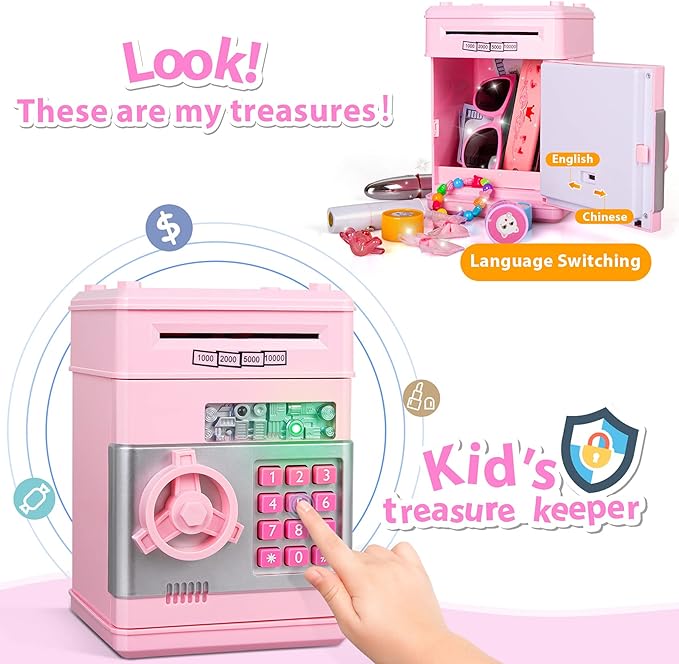 MoneyMinder | "Spielerisch sparen lernen - Elektronische Spardose für Kinder"