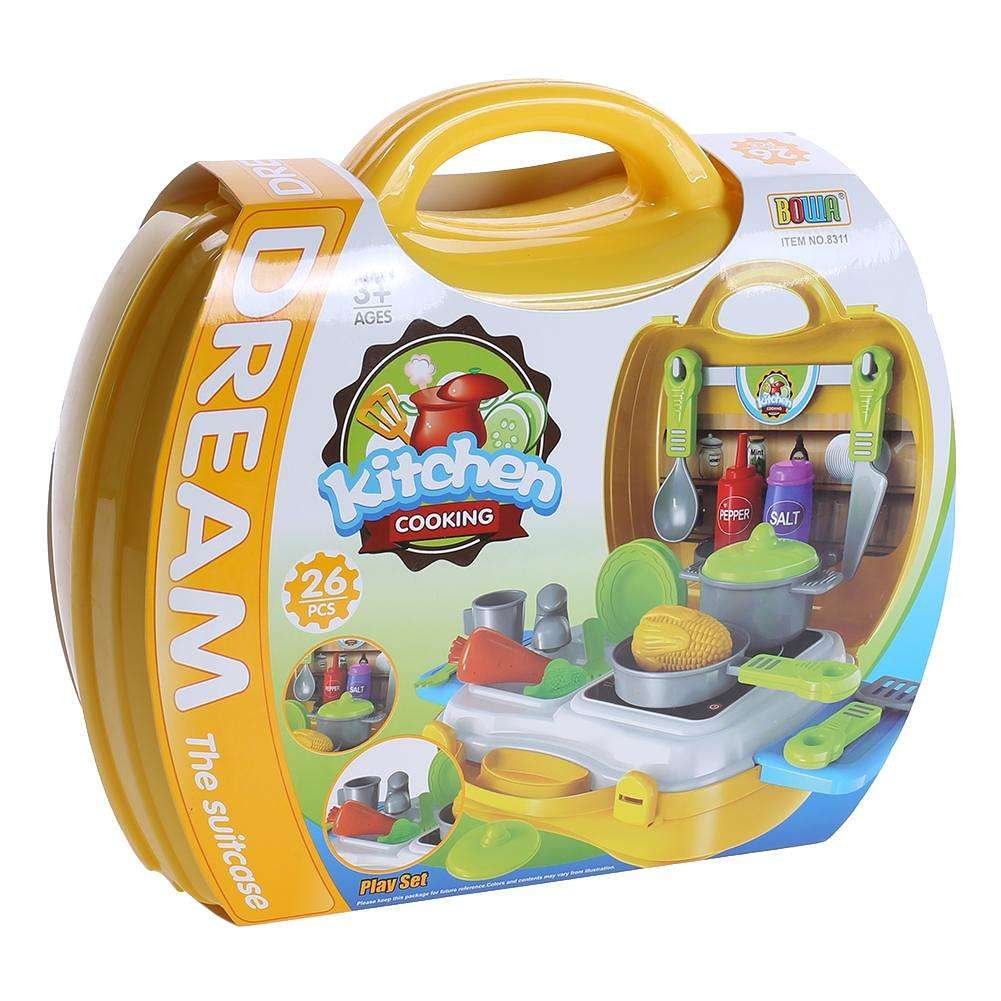 MiniChef | Verspielter Kochspaß - Küchen-Spielset für Kinder, Rollenspiel-Kochset mit Zubehör