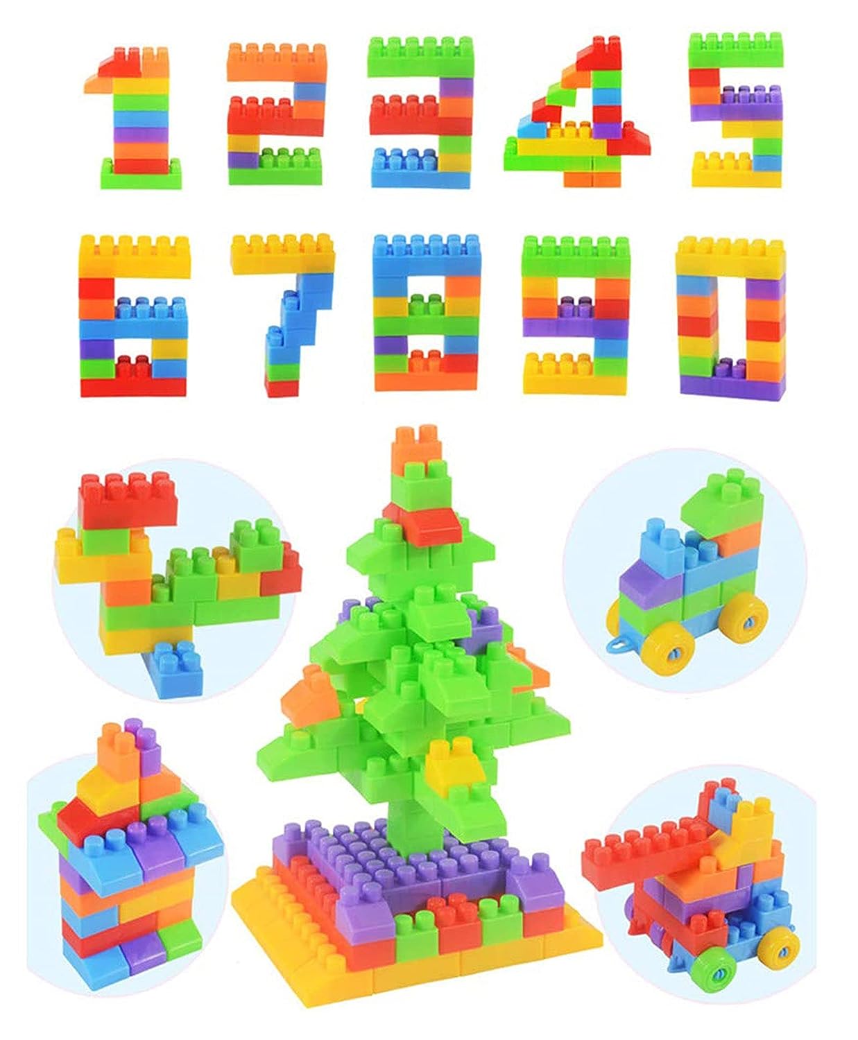 BlockiPlay | Costruire creativamente senza limiti - Blocchi fai-da-te con ruote per bambini