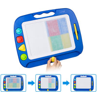 Thumbnail for Magnetix MagniSketch | Amusement créatif infini - Grand tableau magnétique de dessin avec 4 couleurs et tampons