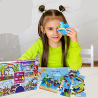 Thumbnail for EduPuzzle | Découverte ludique - Puzzle en bois 3D d'animaux pour enfants