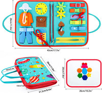 Thumbnail for Toddler Activity Board | Play Fun and Learning - Montessori Toys