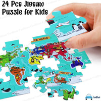 Thumbnail for GeoQuest | Scopri il mondo giocando - Puzzle mappa del mondo educativa per bambini