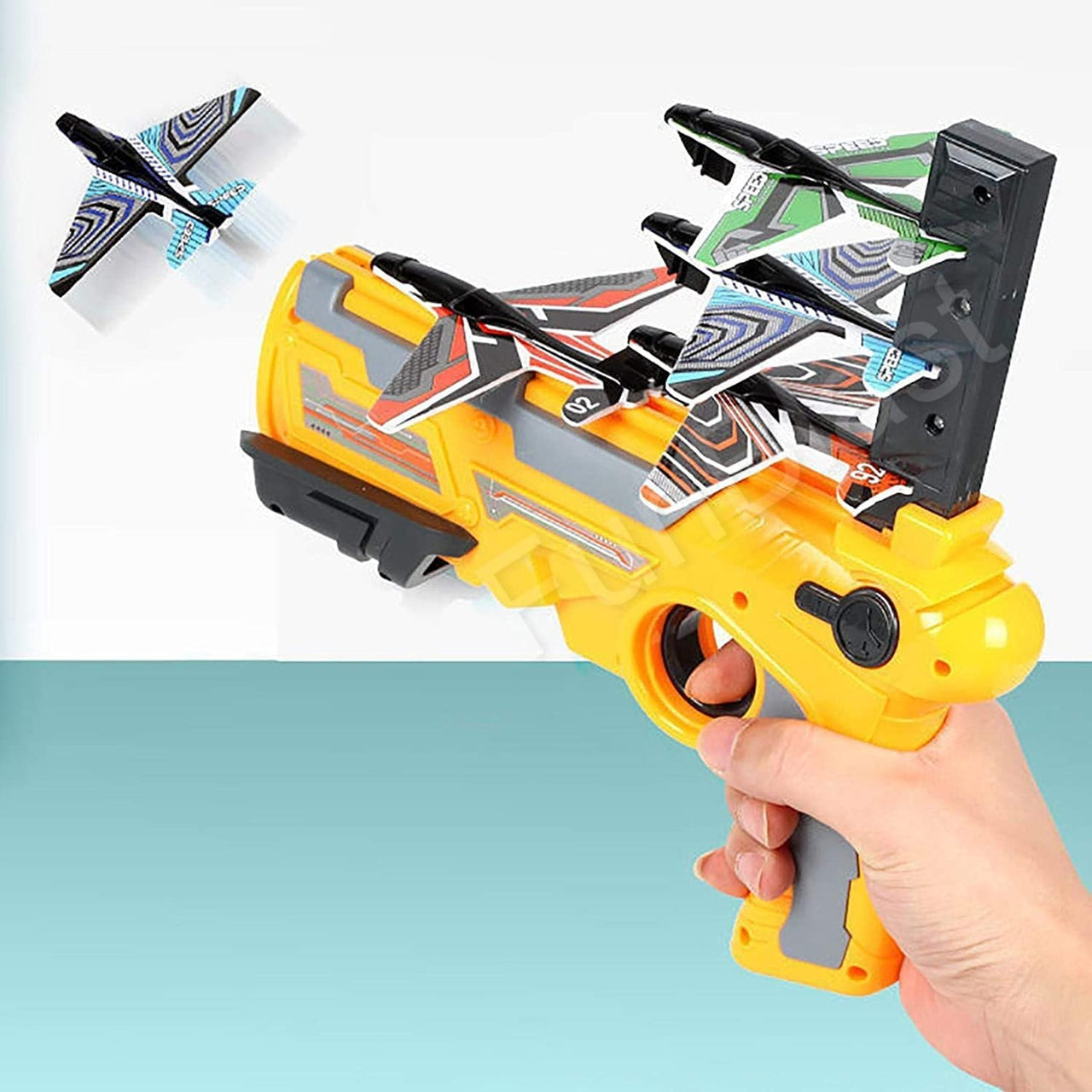 SkyShooter | Plaisir de vol infini - Pistolet lance-avions avec avions en mousse pour enfants