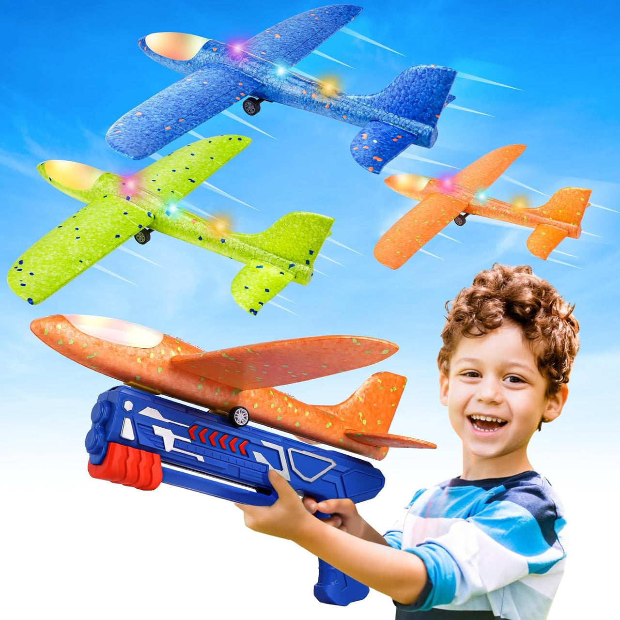 SkyGlide Launcher | Wnieś zabawę na nowe wyżyny - Zestaw do rzucania samolotów z pianki