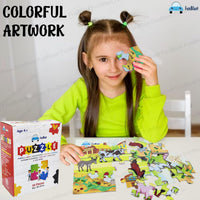 Thumbnail for PuzzelZoo | Edukacyjna zabawa - Drewniana układanka ze zwierzętami dla dzieci