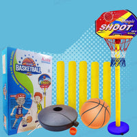 Thumbnail for HoopStars | Segna divertimento di gioco infinito - Set da basket regolabile per bambini con palla, cerchio e rete