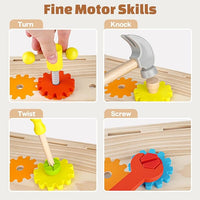 Thumbnail for Ecotoys FixiBoard | Fördert Kreativität und Fähigkeiten - Pädagogisches Holzspielbrett