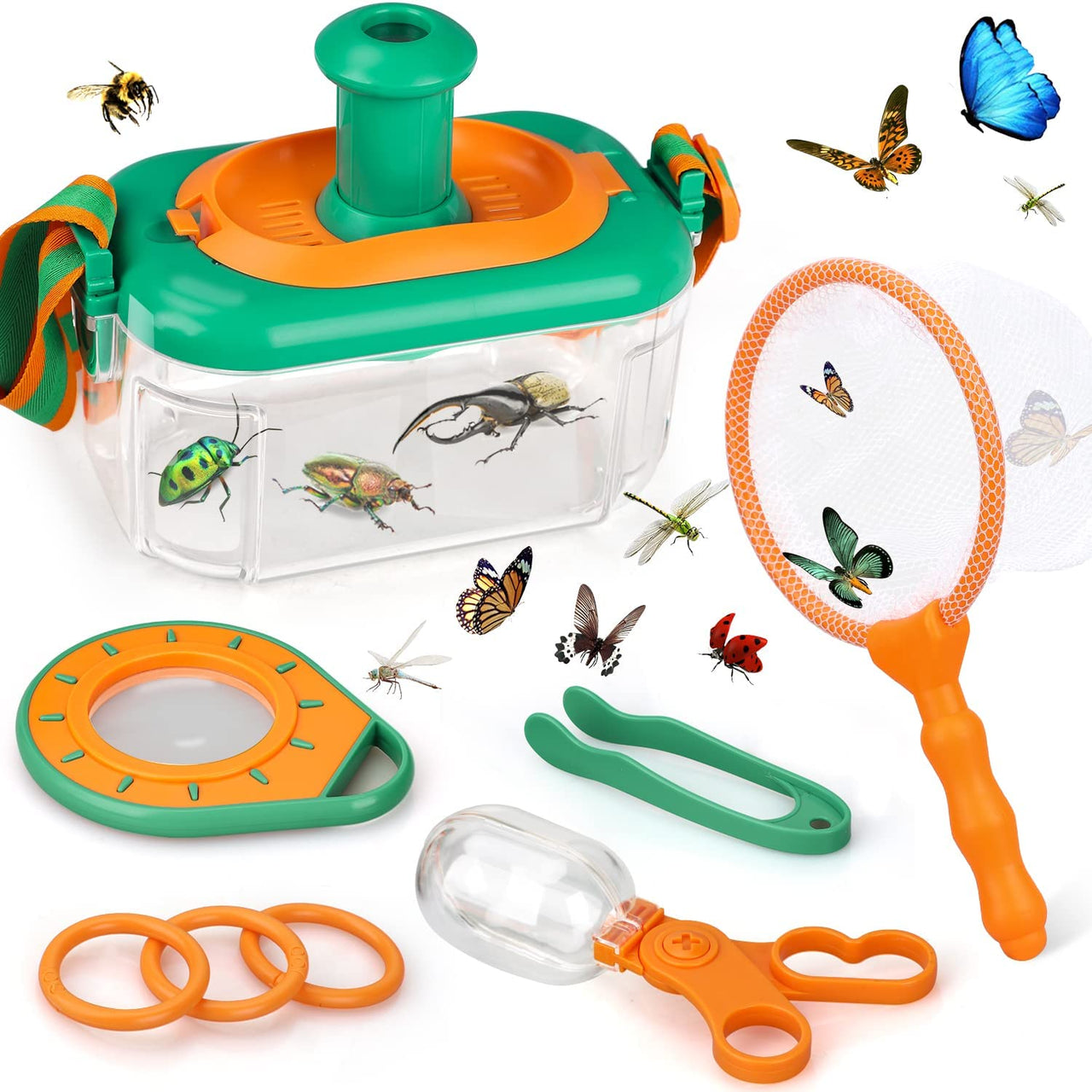 ExplorerBox | Découvrez la nature - boîte d'observation portable pour jeunes aventuriers