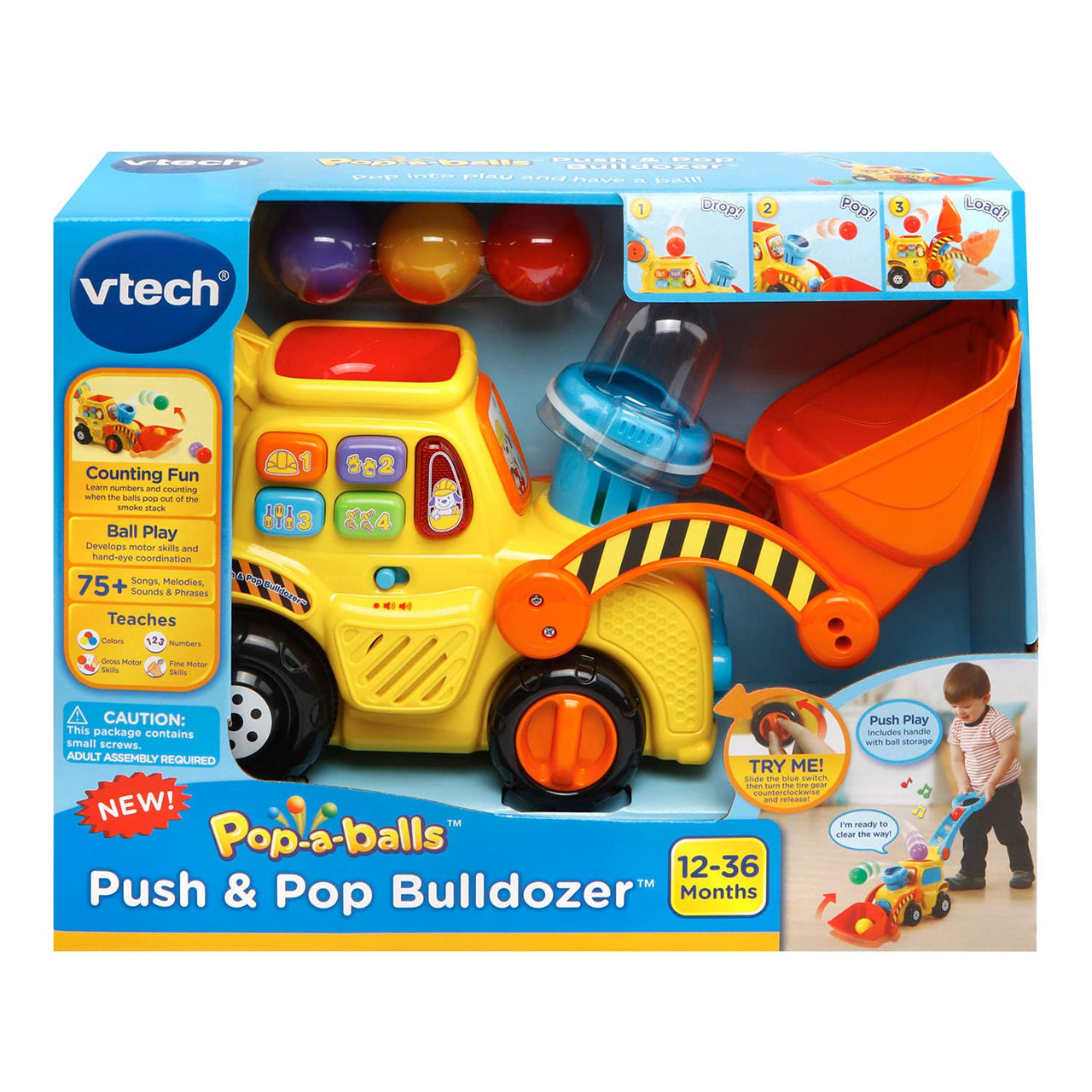 Pop & Drop | Building Fun - Interactive Excavator with Ball Action