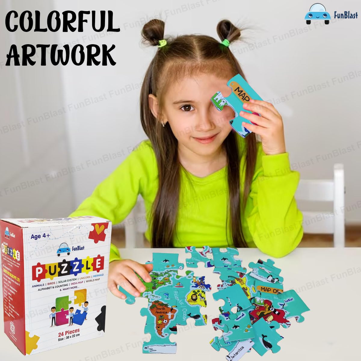 GeoQuest | Scopri il mondo giocando - Puzzle mappa del mondo educativa per bambini