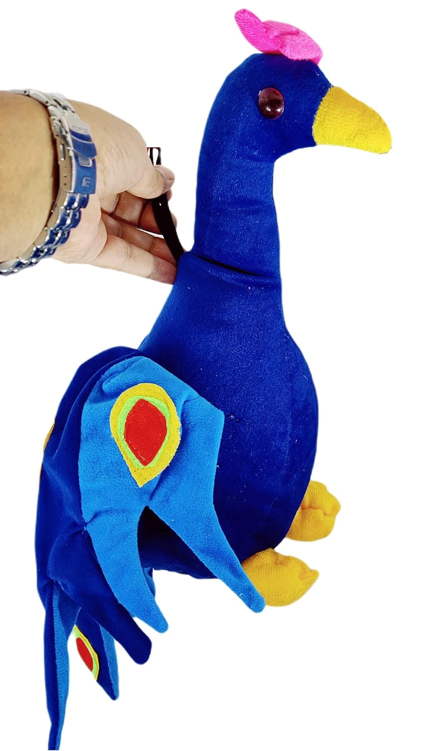 PlushParadise | Cuddly soft play fun - Cute peacock plush for children