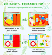 Thumbnail for EduPlay Busy Board | Stimuliere Lernen - Montessori Aktivitätsboard für Kleinkinder