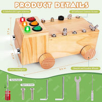Thumbnail for Ecotoys FixiTruck | Fähigkeiten Entwickeln - Pädagogisches Spielbrett für Kinder