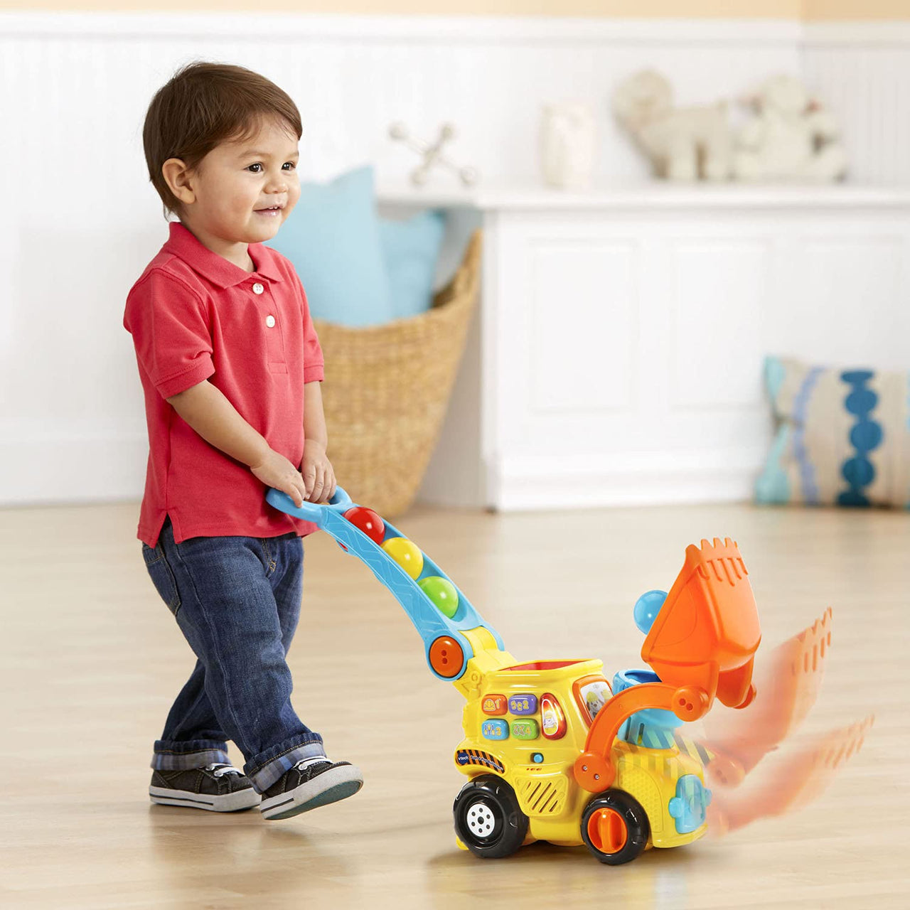 Pop & Drop | Building Fun - Interactive Excavator with Ball Action