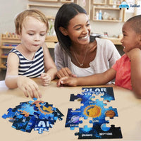 Thumbnail for GalaxyQuest | Ontdek het universum - Houten zonnestelsel puzzel voor kinderen