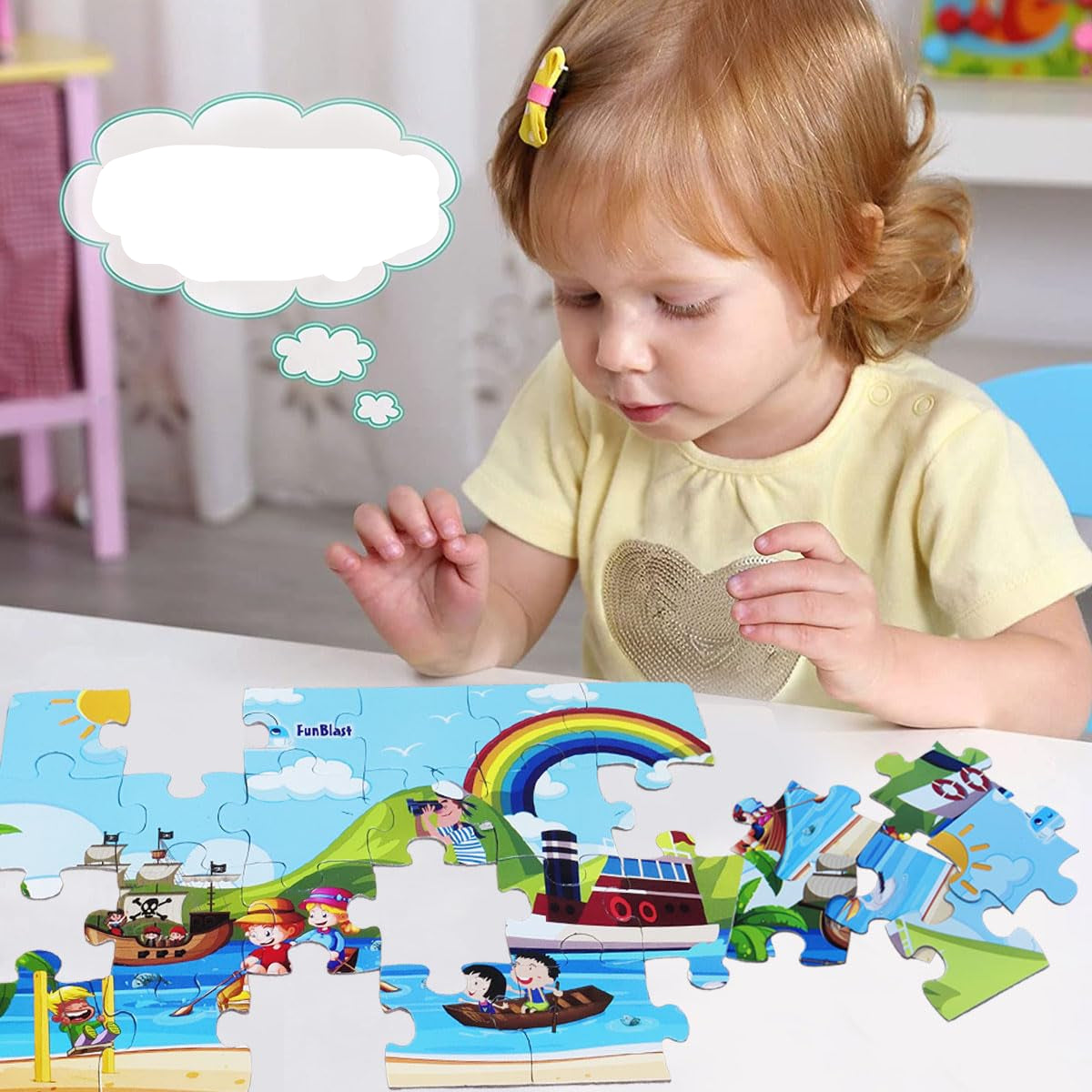 EduPuzzle | Découverte ludique - Puzzle en bois 3D d'animaux pour enfants