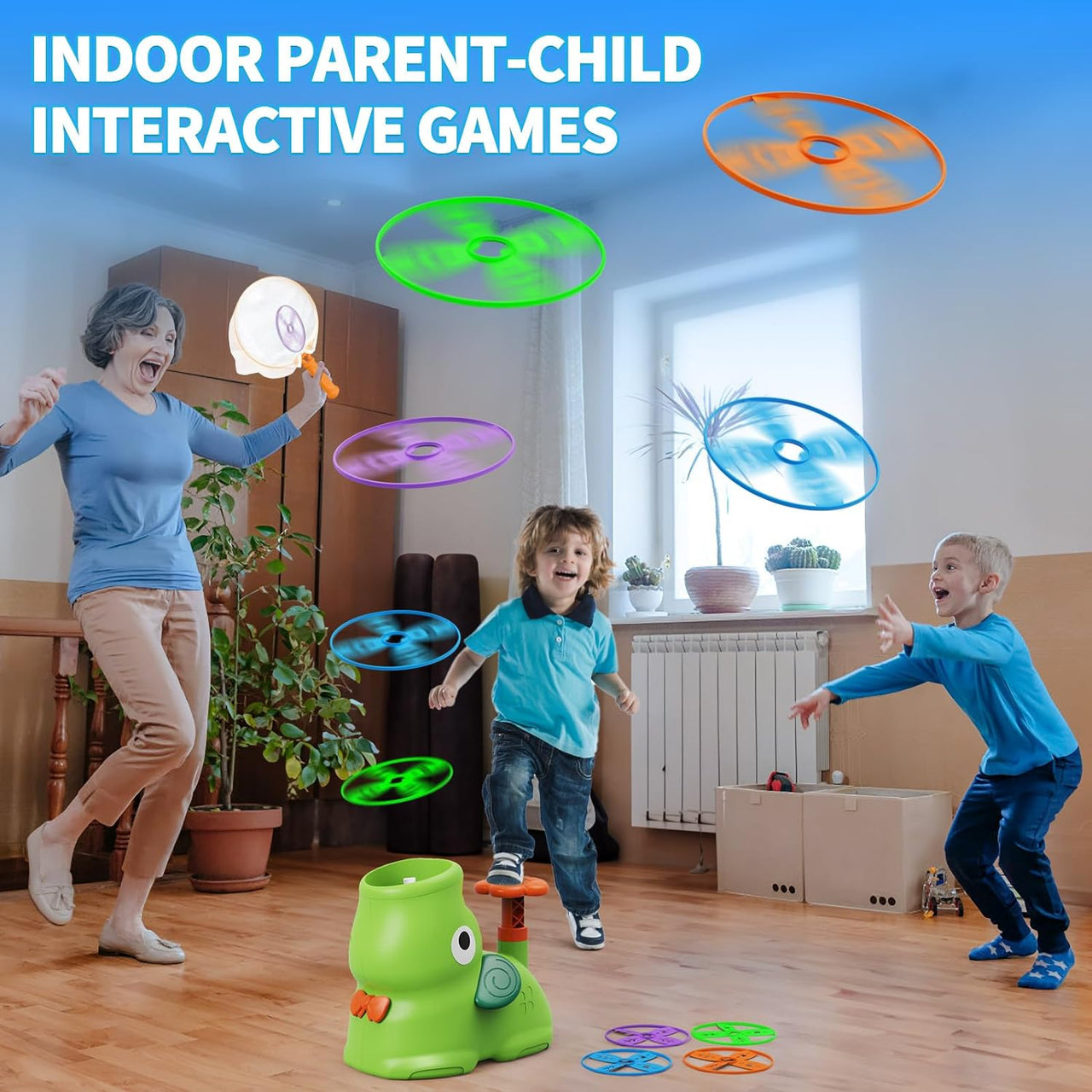 FlyDisc Pro | Disques Volants Lumineux - Jouet d'Extérieur pour Enfants