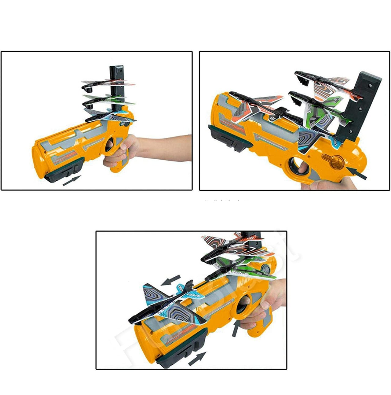 SkyShooter | Plaisir de vol infini - Pistolet lance-avions avec avions en mousse pour enfants