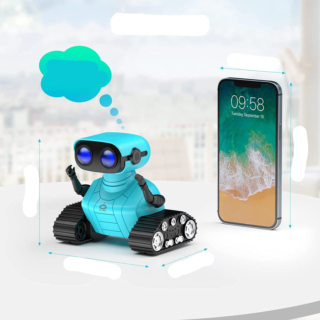 STEM Bot | Gioca e impara - Mini robot con telecomando e musica