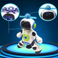 Thumbnail for RoboGroove | Spettacolo danzante - Robot musicale elettronico con luci LED e rotazione a 360°
