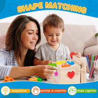 Thumbnail for EcoToys EduPlay Box | Stimola l'apprendimento e la scoperta - Set di gioco in legno Montessori