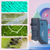 Thumbnail for MicroQuest | Entdecke die unsichtbare Welt - Tragbares Mikroskop mit 3 Linsen und LED-Beleuchtung
