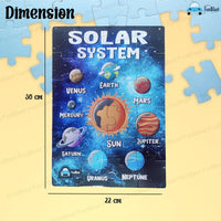 Thumbnail for GalaxyQuest | Ontdek het universum - Houten zonnestelsel puzzel voor kinderen