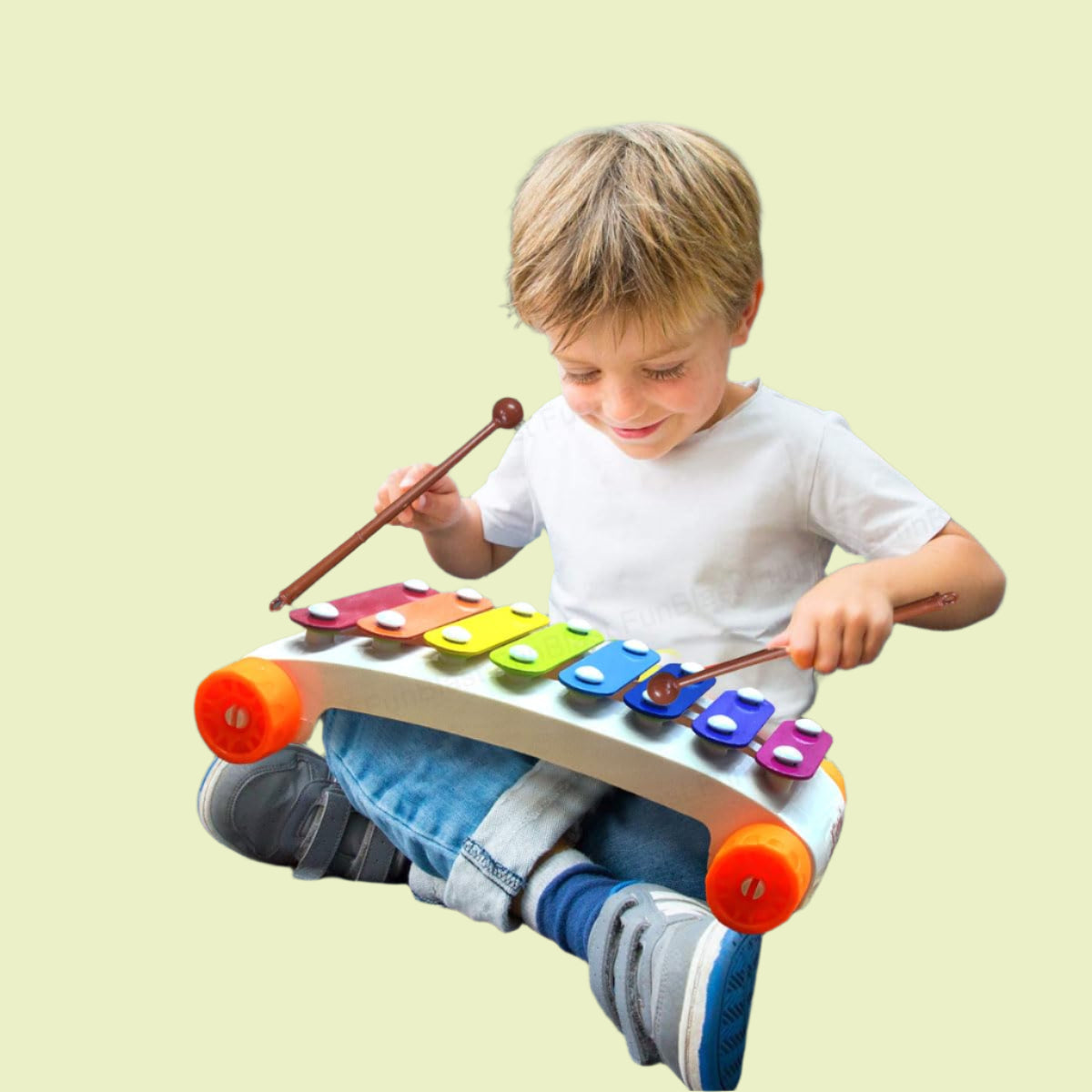MelodyWheels | Magia musical en movimiento - xilófono de arrastre para niños pequeños