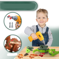 Thumbnail for DinoBuild | Baue dein eigenes Abenteuer - Educatives Dinosaurier-Konstruktionsset mit Schrauben & Bohrmaschine