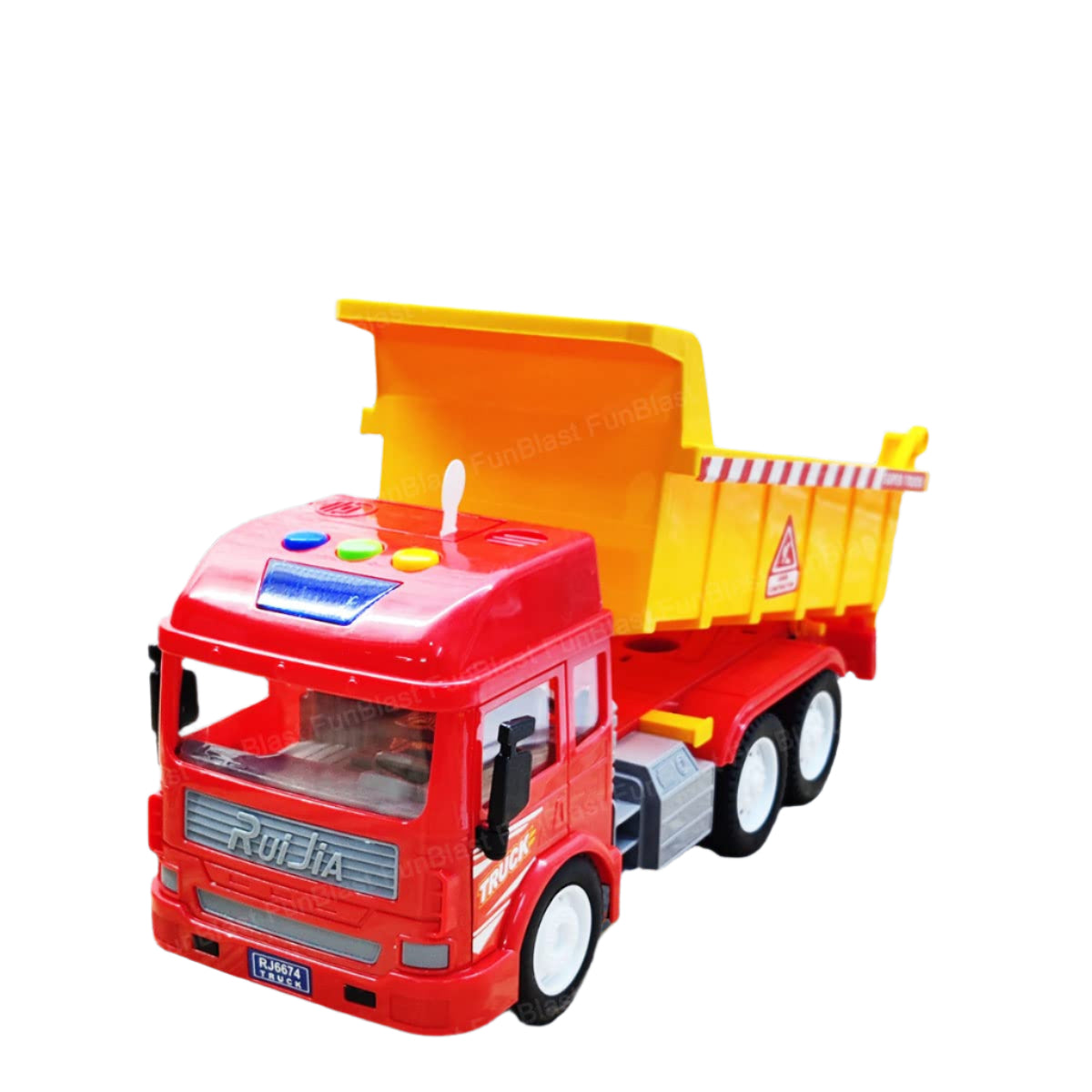 KrachtTruck | Plaisir de jeu robuste - Camion basculant à friction avec lumière et son pour enfants