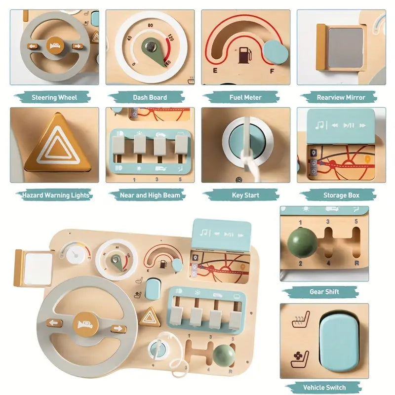 EcoToys Wunder Räder | Entdecke Spielerische Bildung - Lustige Aktivität für Kleinkinder