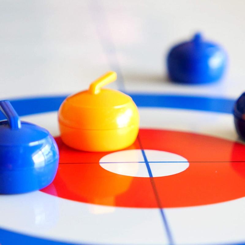 CurlMaster | Plaisir passionnant pour toute la famille - Mini-set de curling pour des heures de divertissement à la maison